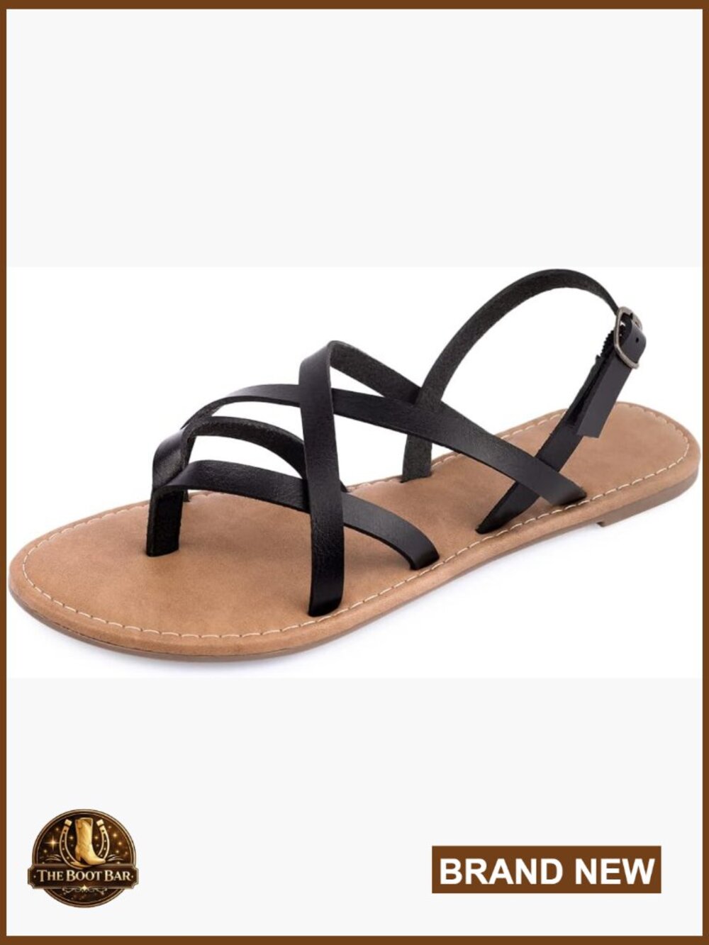 Women's Gladiator Flat Sandals Fisherman Strappy Sandals - Picture 1 of 7